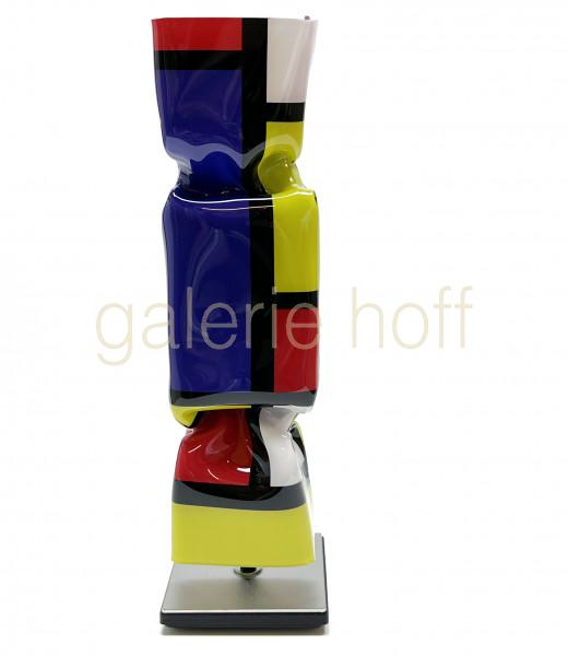 van Hassel, Ad - Hommage to Piet Mondrian - Skulptur 32 cm