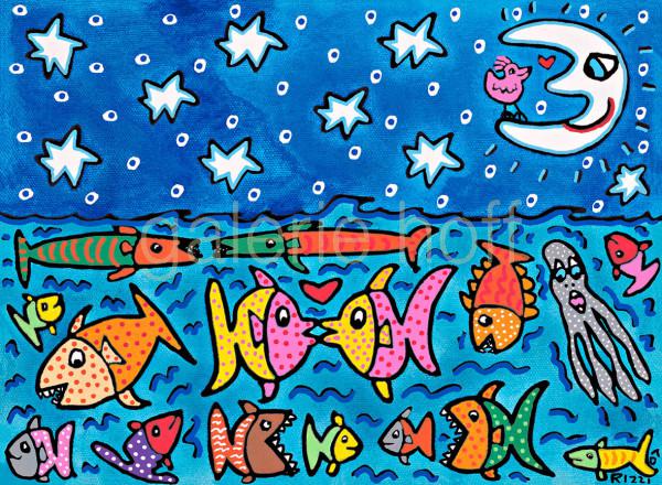 Rizzi, James - The Stars, The Moon, And The Fish In The Sea - gerahmt