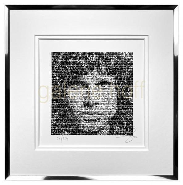 SAXA - Jim Morrison - gerahmt 92% UvGlas