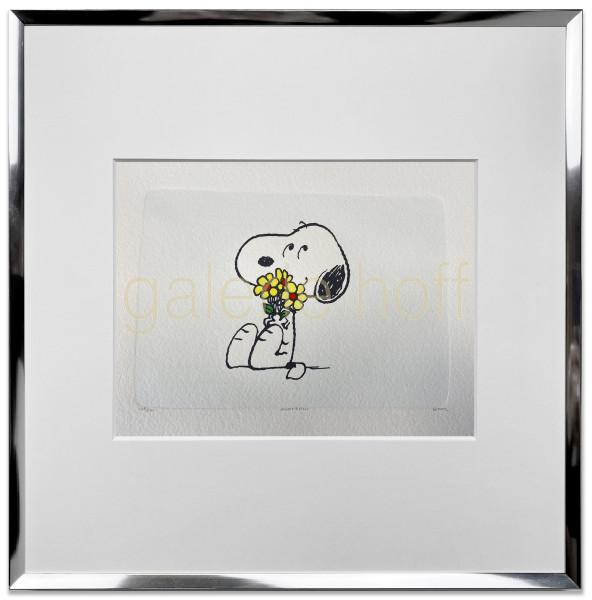 Schulz, Charles M. / Peanuts - Flowers - gerahmt