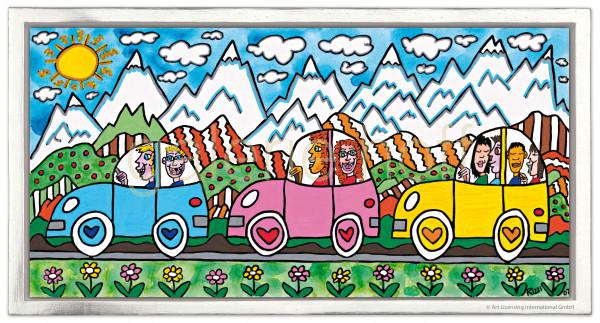 Rizzi, James - Driving Through The Alps - gerahmt