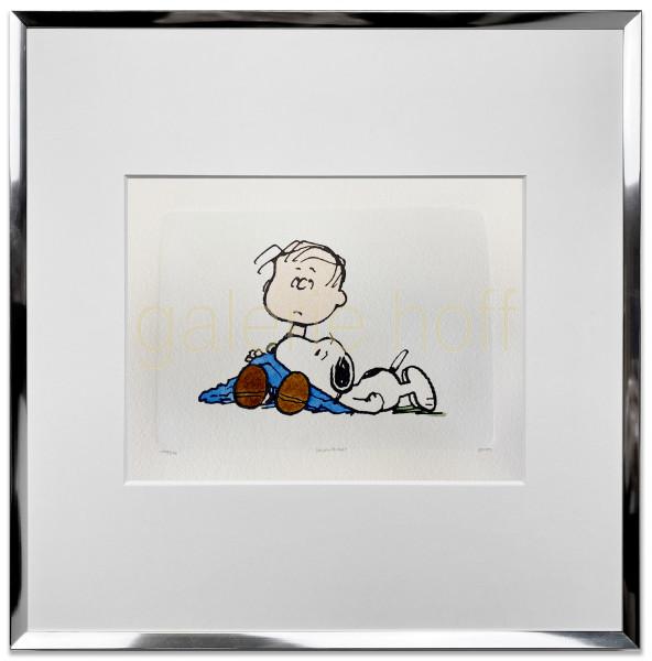 Schulz, Charles M. / Peanuts - Blanket - gerahmt