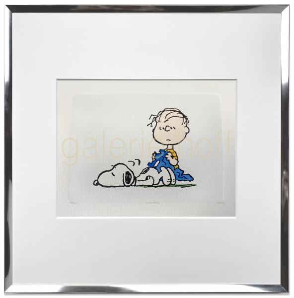 Schulz, Charles M. / Peanuts - Rest Time - gerahmt