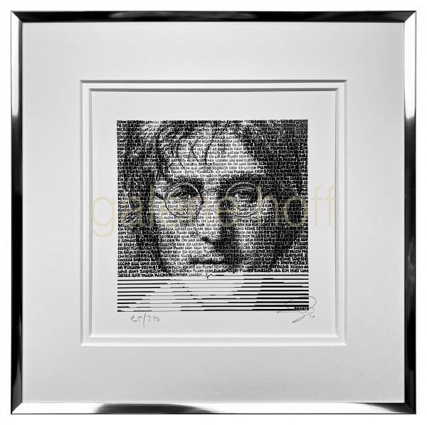 SAXA - John Lennon - gerahmt