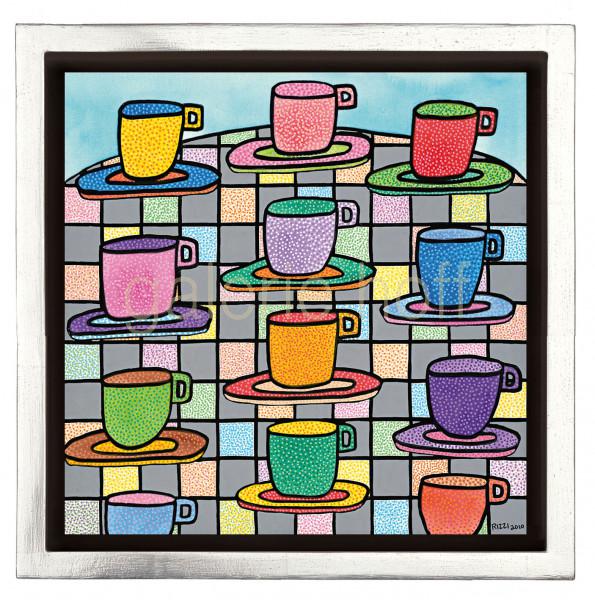 Rizzi, James - The Most Colorful Cups of Coffee - gerahmt