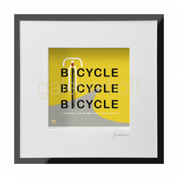 Wortkunst R. Birkelbach - Bicycle, Bicycle