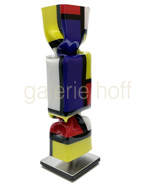 van Hassel, Ad - Hommage to Piet Mondrian - Skulptur 46 cm